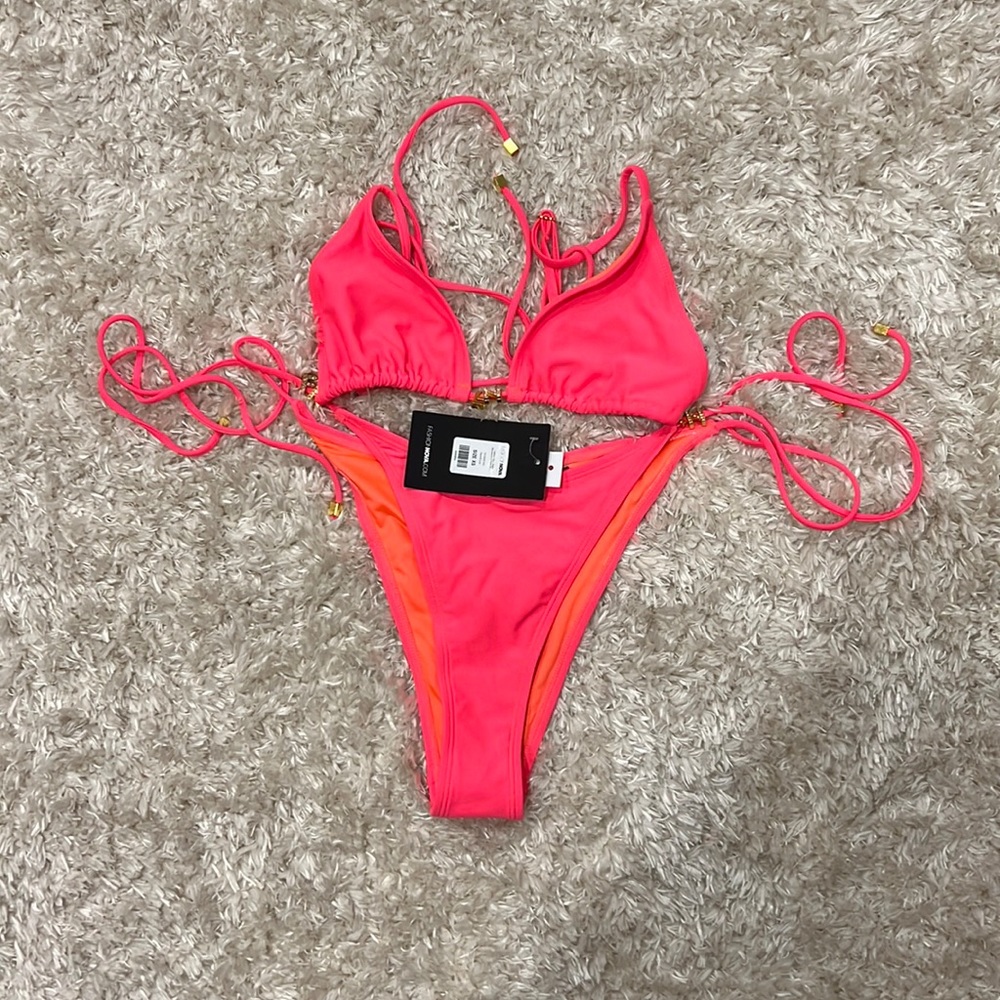 Fashion nova babe rhinestone 2 piece bikini